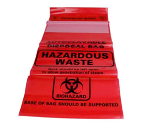 Biohazard Bags, Autoclavable